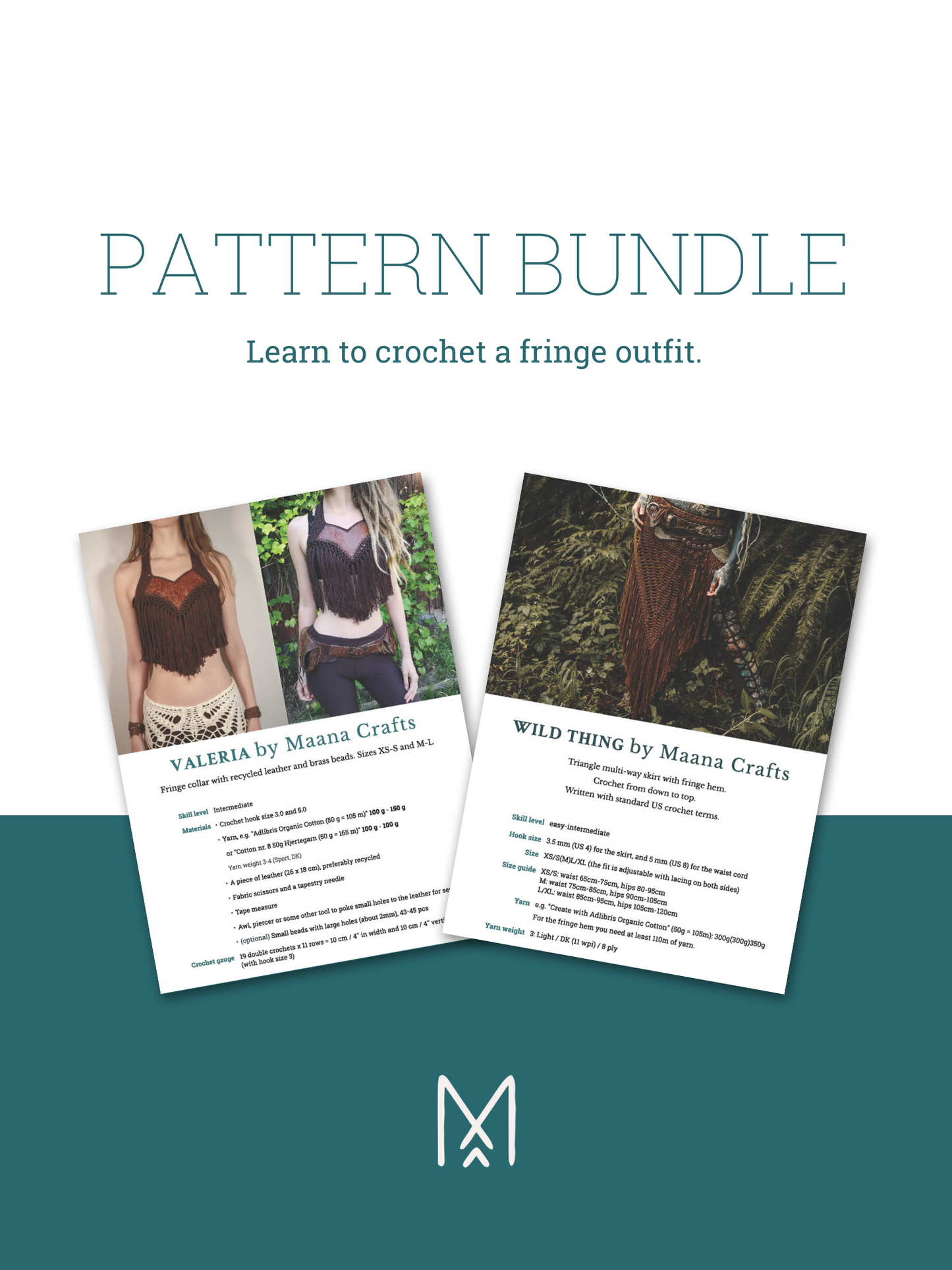 WILD VALERIA | Pattern bundle | Fringe outfit