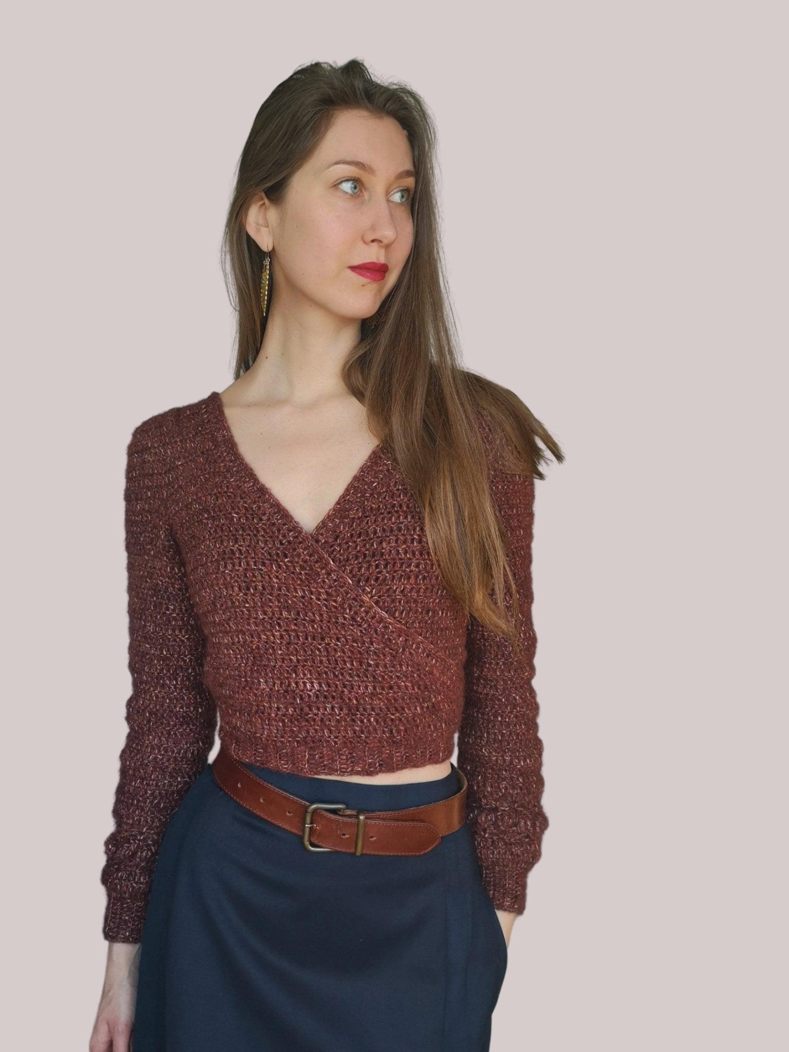 AURORA crochet tutorial: Wrap cardigan with puffed shoulders - Maana Crafts