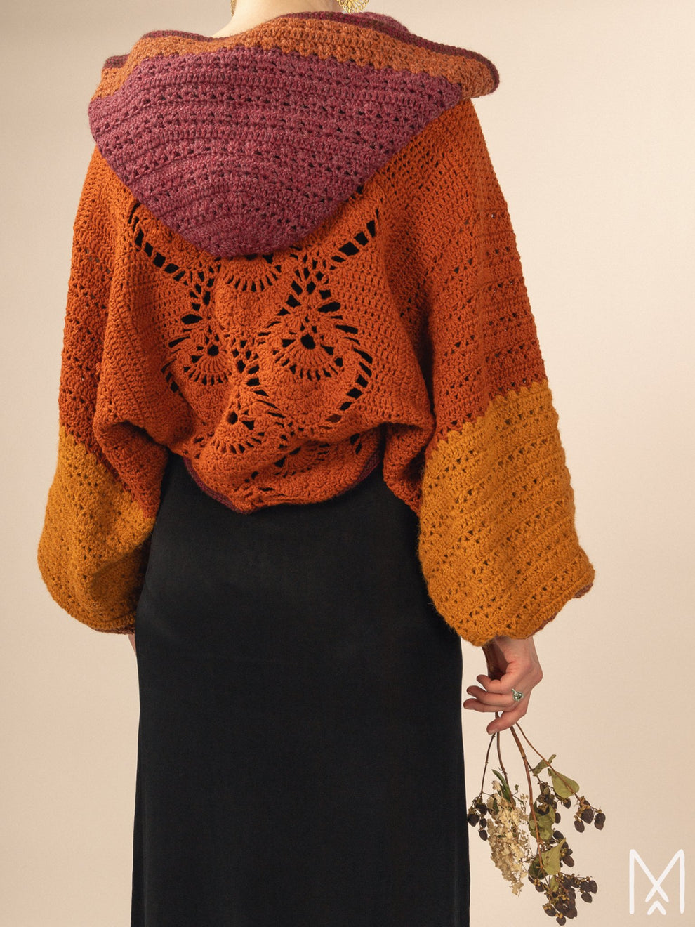 BATWING HOODIE crochet tutorial: Oversize cropped hoodie – Maana Crafts