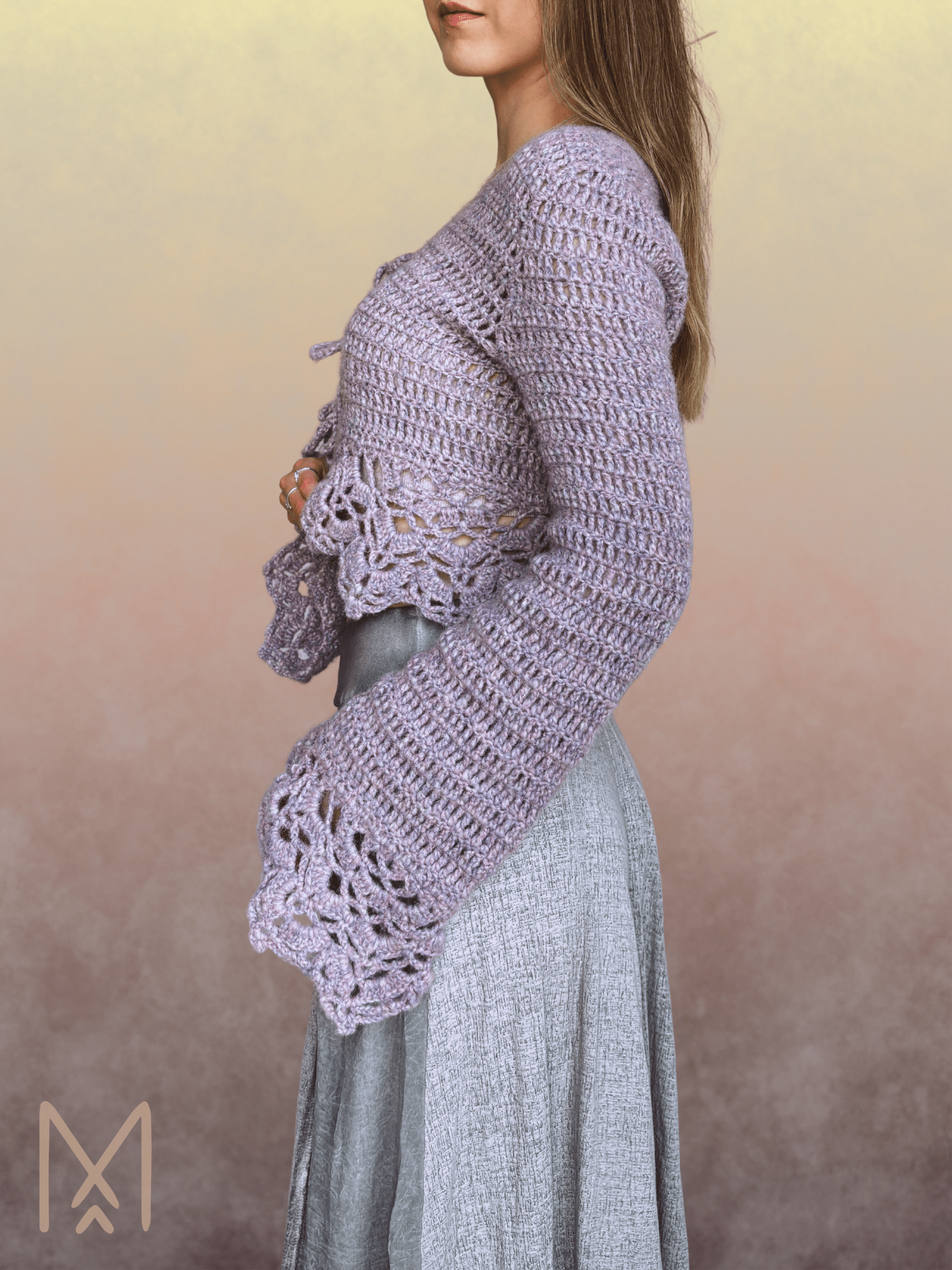 CHRYSALIS crochet pattern: Lace vest - Maana Crafts