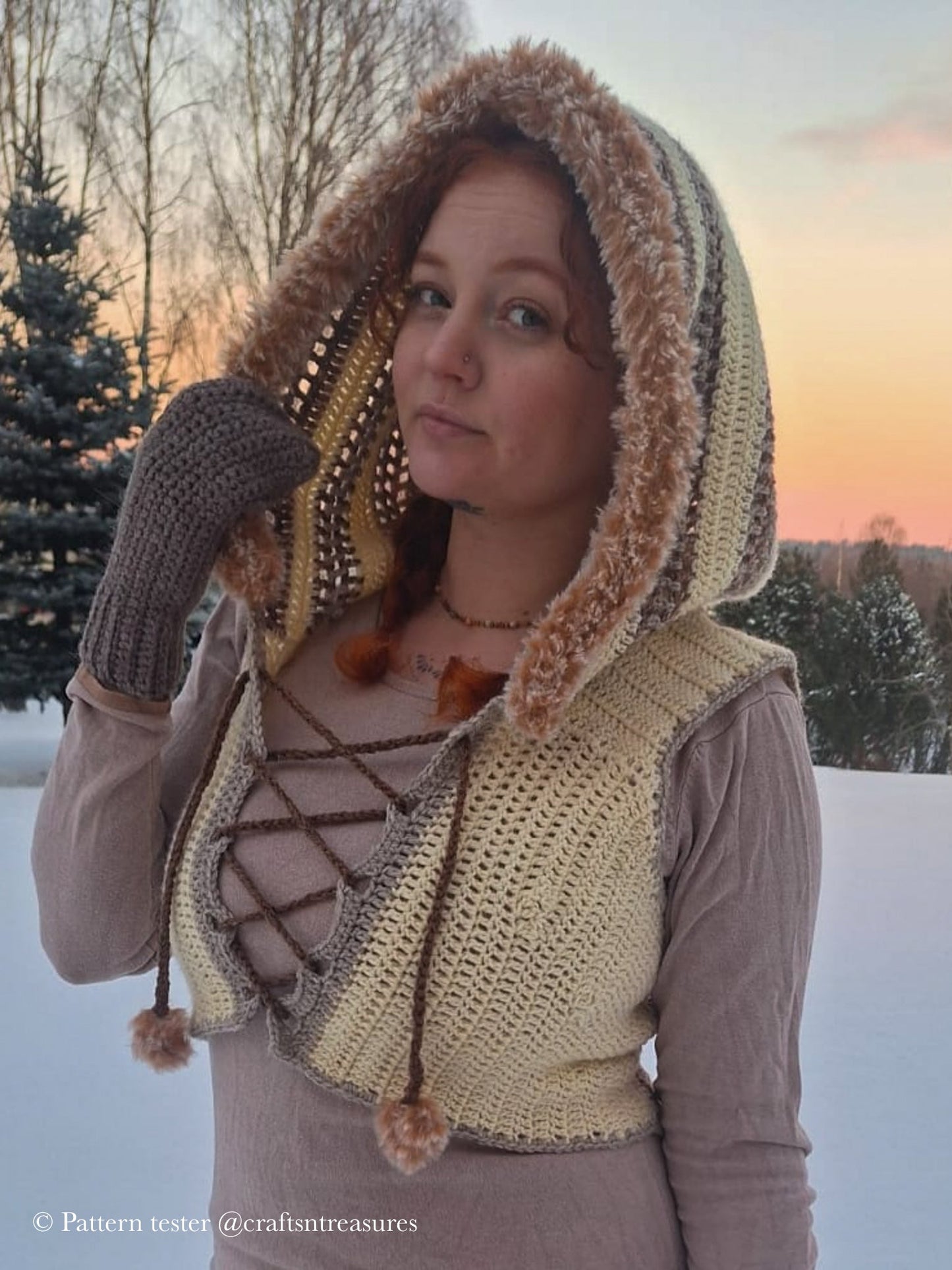 SEEKER crochet tutorial: Hooded cardigan - Maana Crafts