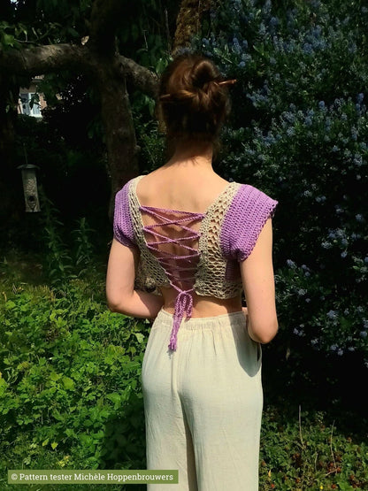 SIGIL crochet pattern: Fantasy - inspired top - Maana Crafts