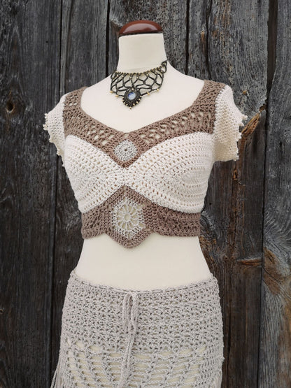 SIGIL crochet pattern: Fantasy - inspired top - Maana Crafts