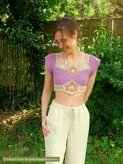 SIGIL crochet pattern: Fantasy - inspired top - Maana Crafts