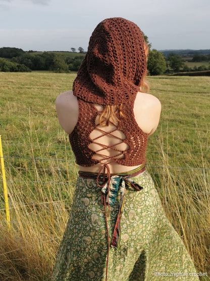 SIREN crochet tutorial: Hooded top - Maana Crafts