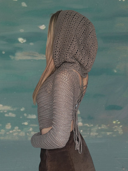 SIREN crochet tutorial: Hooded top (Coming soon) - Maana Crafts