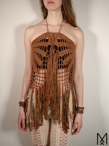 SUNDANCE crochet tutorial: Multi - way fringe skirt - Maana Crafts