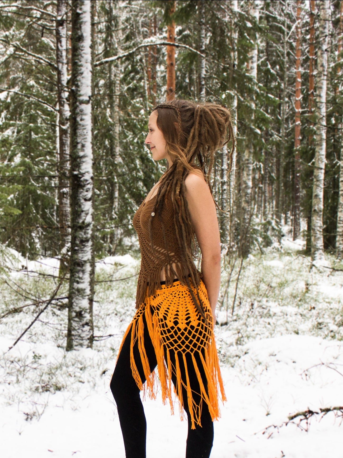 SUNDANCE crochet tutorial: Multi - way fringe skirt - Maana Crafts