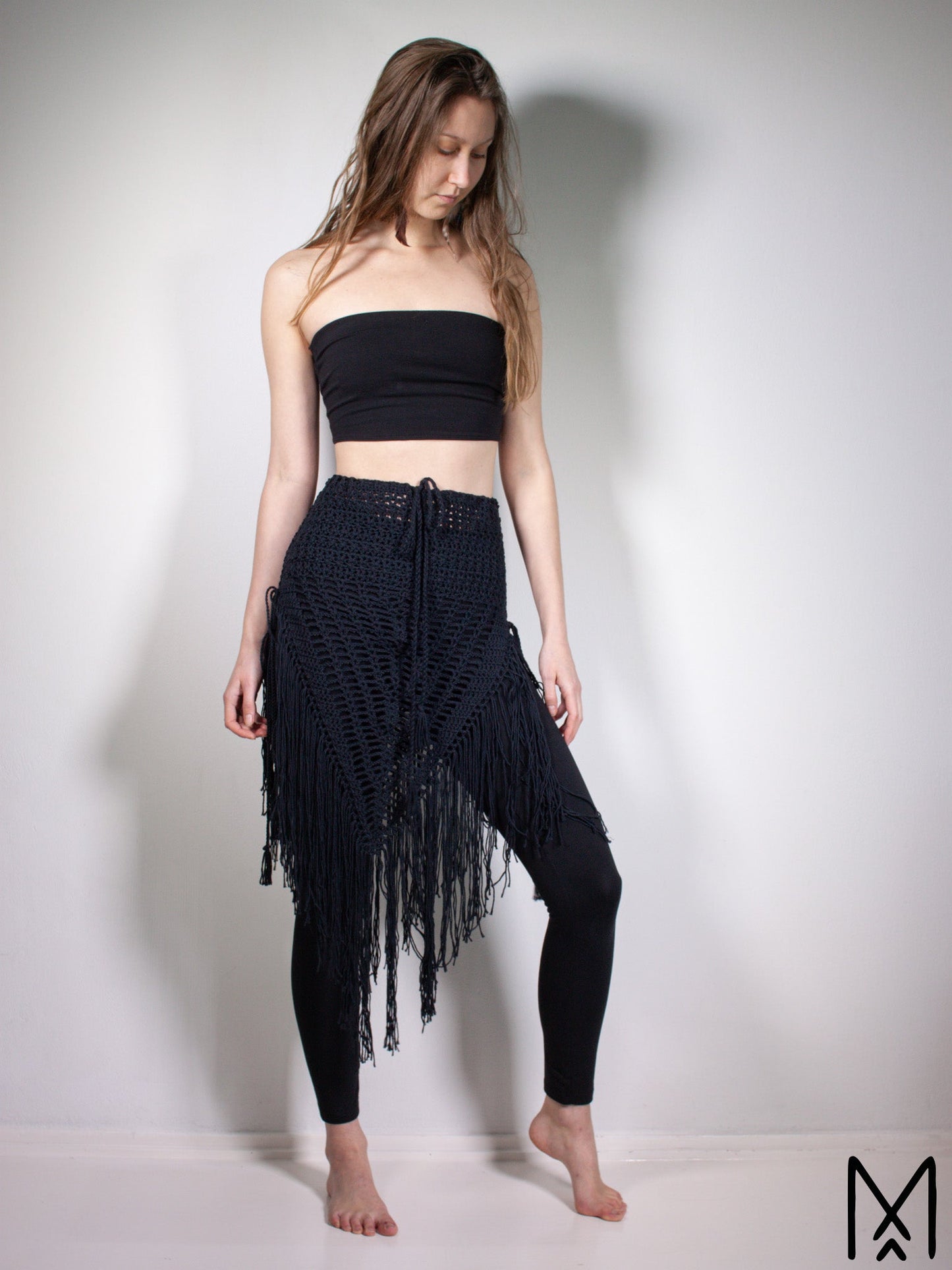 WILD THING crochet tutorial: Multi - way triangle fringe skirt - Maana Crafts