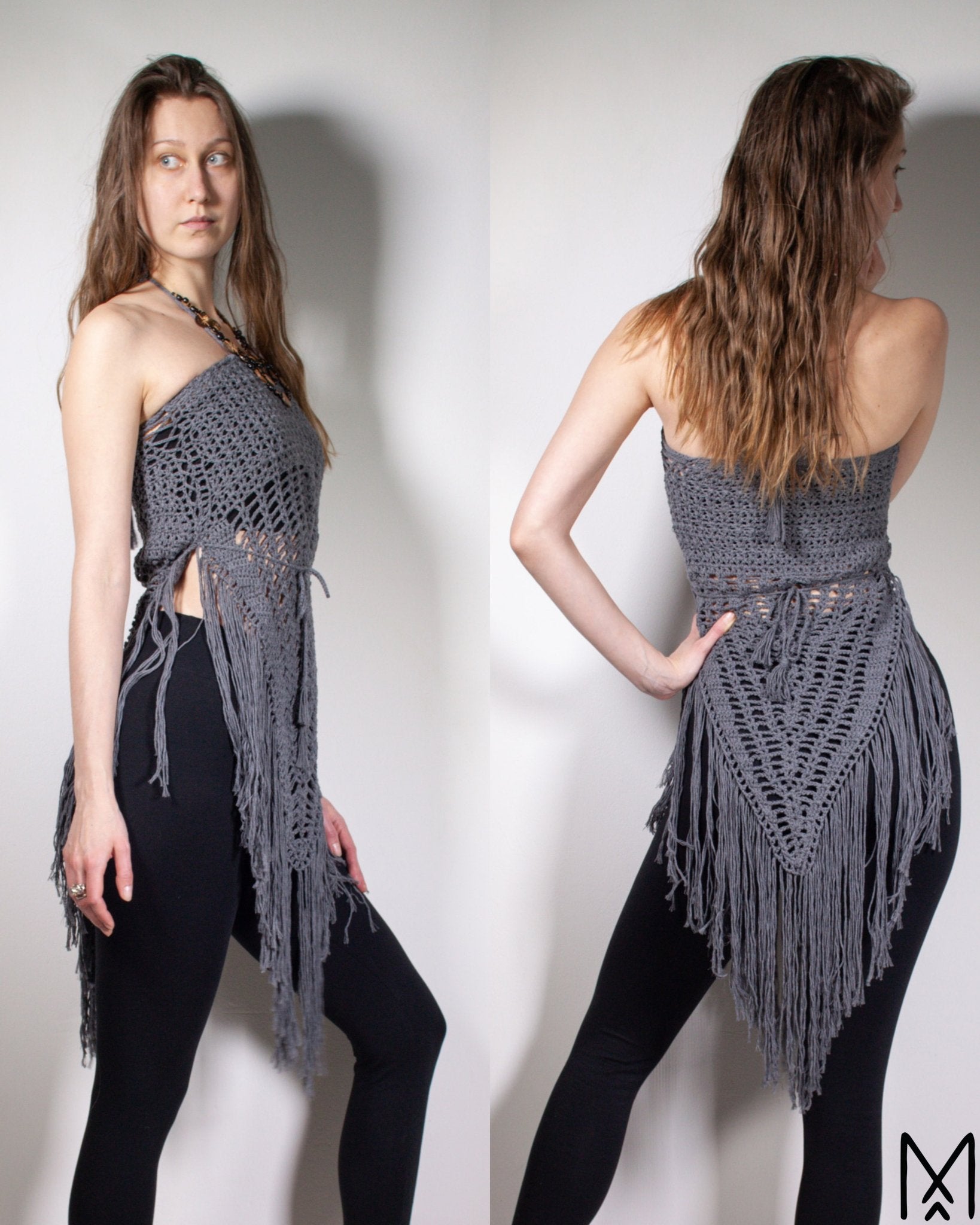 WILD THING crochet tutorial: Multi - way triangle fringe skirt - Maana Crafts