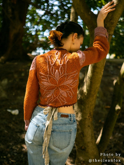 WILLOW crochet tutorial: Wrap top with lace details - Maana Crafts