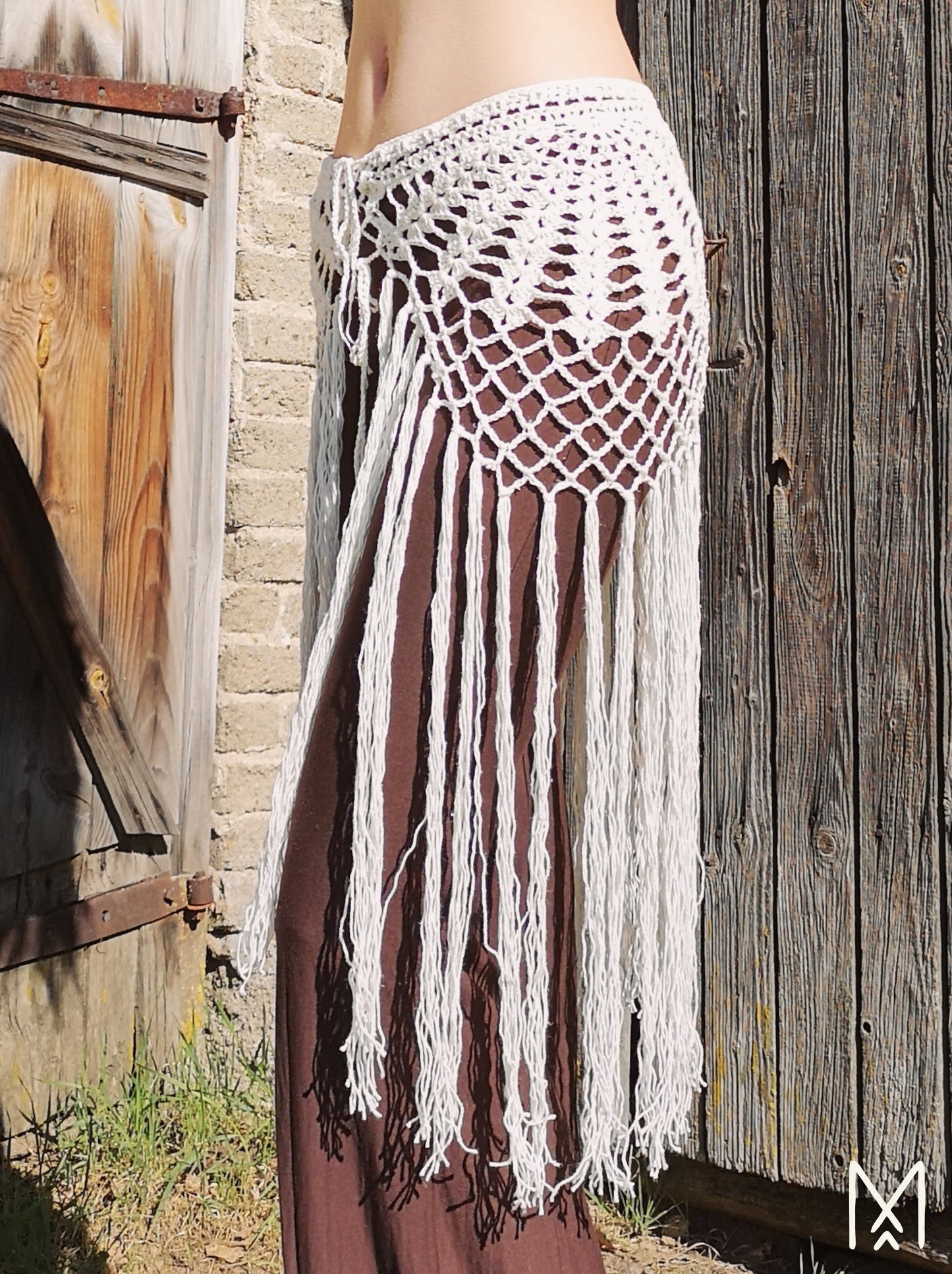 SUNDANCE | PDF crochet pattern | Multi-way fringe skirt